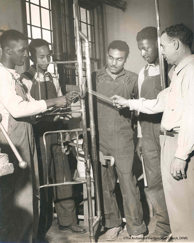 Plumbing Class At Voorhees College 1958