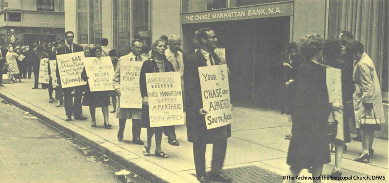 Protest Outside Of Chase Bank