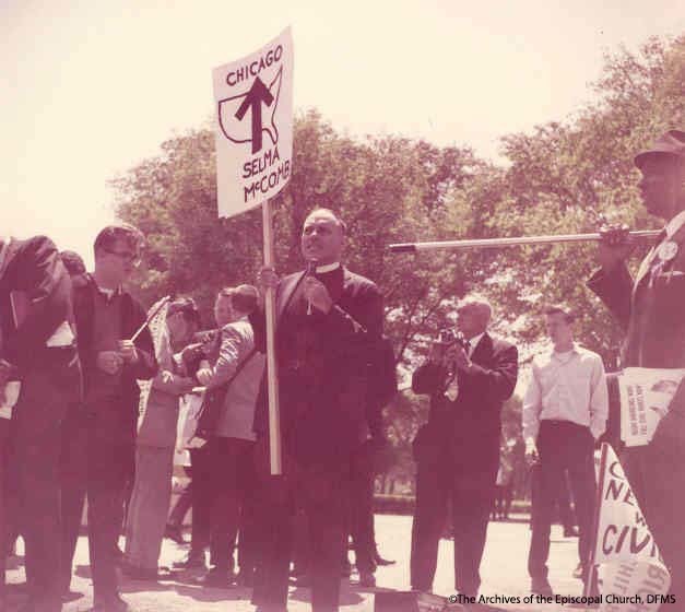 Boyd At ESCRU Demonstration, Chicago 1965