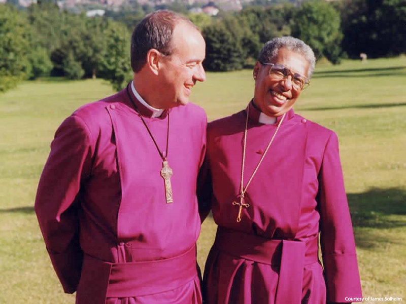 Harris With Bishop Shaw