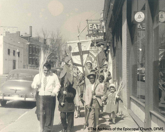 Integrated Palm Sunday Procession In St. Louis