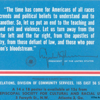 Poster With Quotation From LBJ