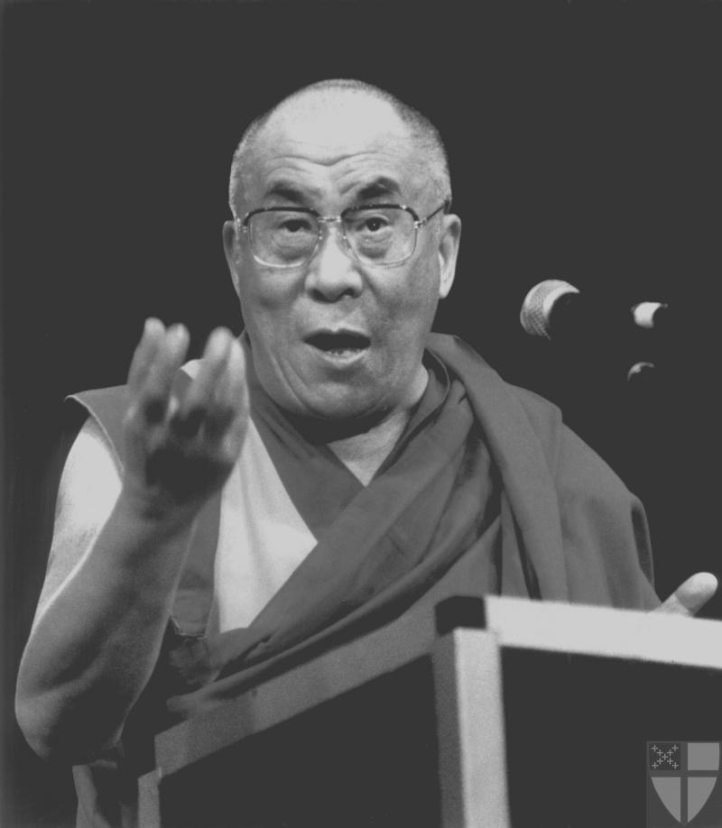 [Dalai Lama featured speak...]
