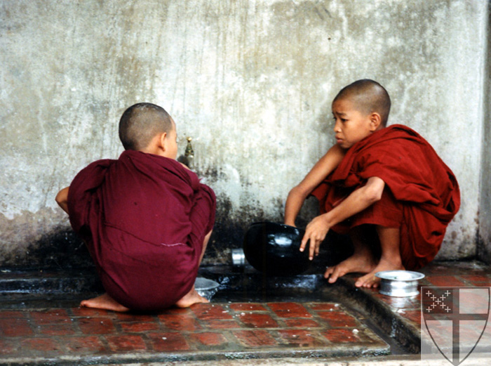 [Novice Buddhist monks was...]